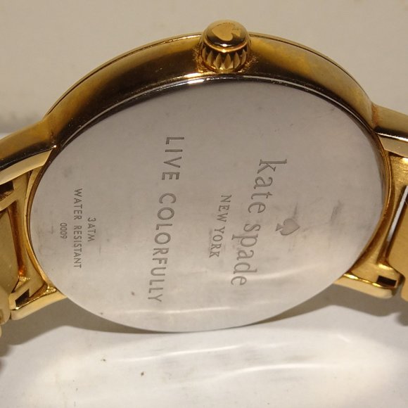 Kate Spade Gold Tone Live Colorfully Wristwatch main image 6